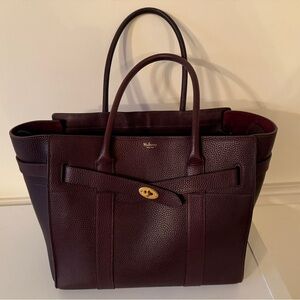 Mulberry Zipped Bayswater Large in Oxblood
